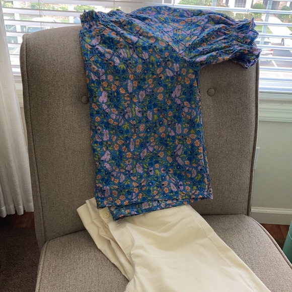 Jennifer & Grace -Eyelet Top- size XL - Picture 8 of 14